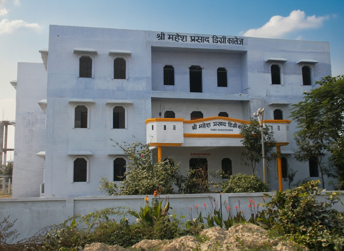 College front facade / विद्यालय का मुख्य भवन